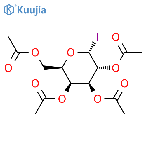 α-D-Galactopyranosyl iodide, 2,3,4,6-tetraacetate structure