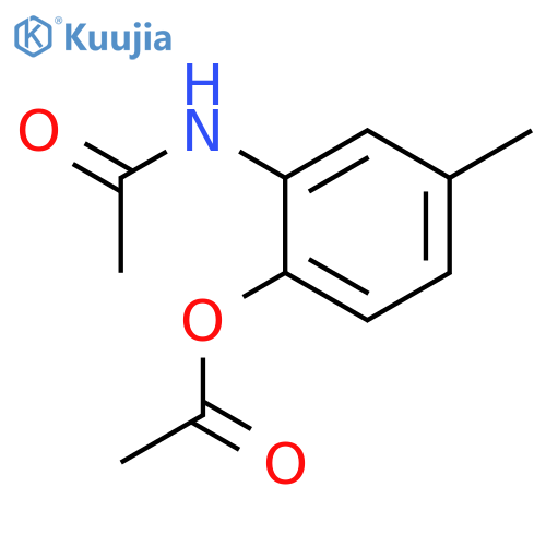 Acetamide, N-[2-(acetyloxy)-5-methylphenyl]- structure