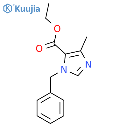 Ethyl 1-benzyl-4-methyl-1H-imidazole-5-carboxylate structure
