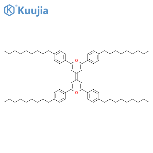 4H-Pyran,4-[2,6-bis(4-nonylphenyl)-4H-pyran-4-ylidene]-2,6-bis(4-nonylphenyl)- structure
