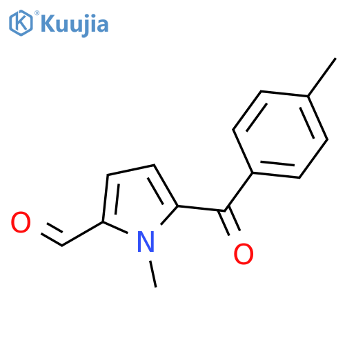 1H-PYRROLE-2-CARBOXALDEHYDE, 1-METHYL-5-(4-METHYLBENZOYL)- structure