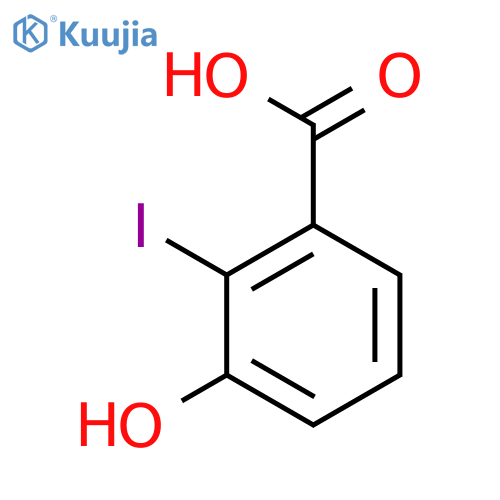 3-Hydroxy-2-iodobenzoic acid structure