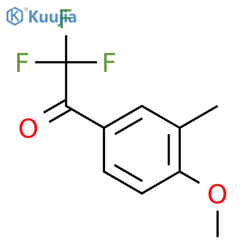 2,2,2-trifluoro-1-(4-methoxy-3-methyl-phenyl)ethanone structure