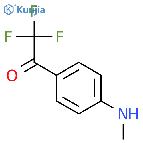Ethanone,2,2,2-trifluoro-1-[4-(methylamino)phenyl]- structure