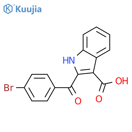 2-(4-BROMO-BENZOYL)-1H-INDOLE-3-CARBOXYLIC ACID structure