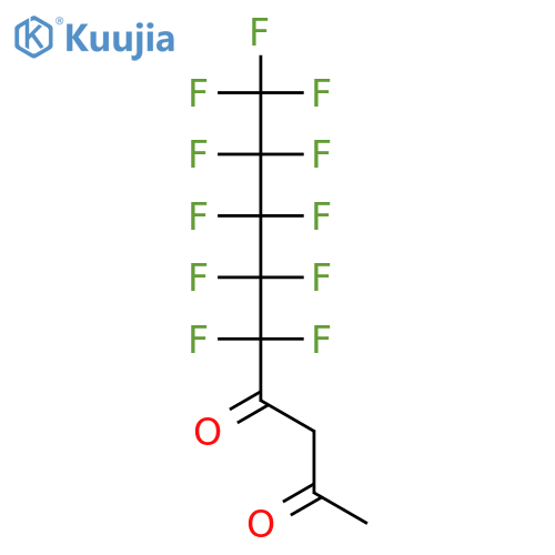 5,5,6,6,7,7,8,8,9,9,9-Undecafluoro-2,4-nonanedione structure