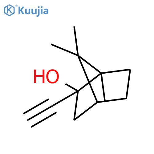 Bicyclo[2.2.1]heptan-2-ol, 2-ethynyl-1,7,7-trimethyl-, (1R,2S,4R)- structure
