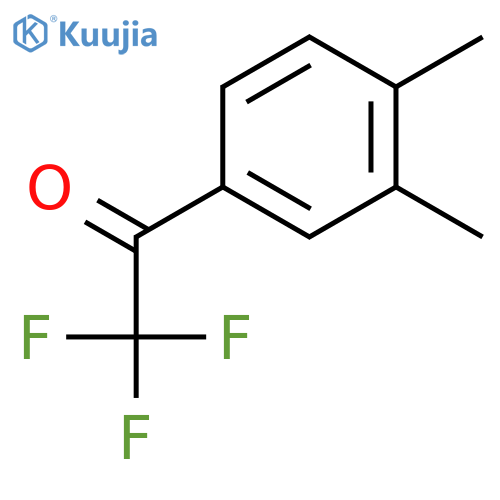 1-(3,4-dimethylphenyl)-2,2,2-trifluoroethan-1-one structure