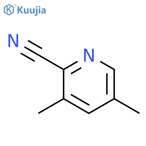 3,5-Dimethylpicolinonitrile structure