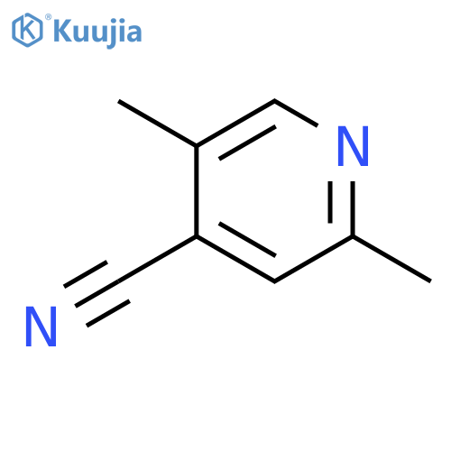 2,5-Dimethylisonicotinonitrile structure