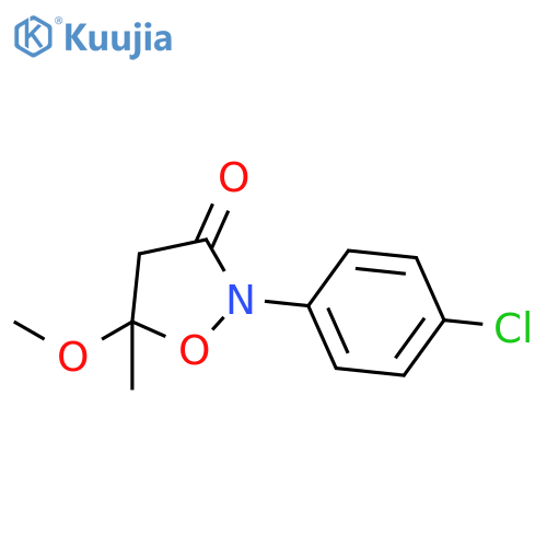3-Isoxazolidinone, 2-(4-chlorophenyl)-5-methoxy-5-methyl- structure