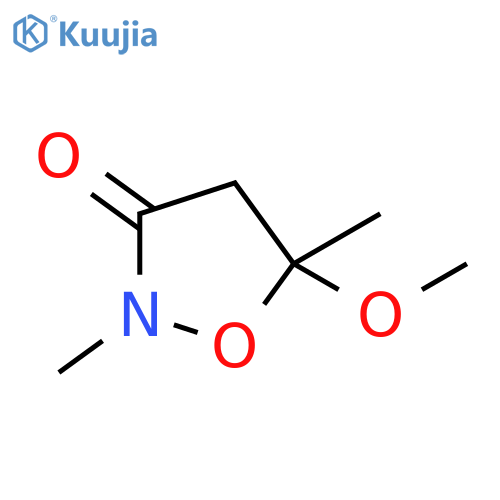 3-Isoxazolidinone, 5-methoxy-2,5-dimethyl- structure