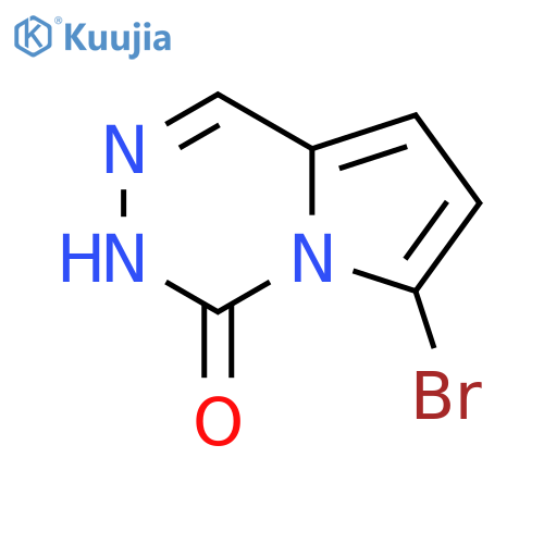 6-bromo-3H,4H-pyrrolo1,2-d1,2,4triazin-4-one structure