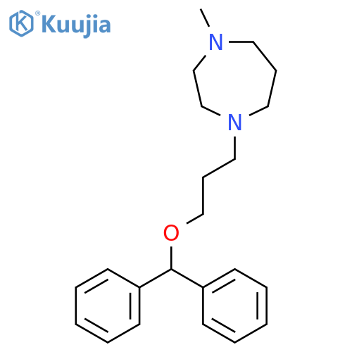 1-[3-(diphenylmethoxy)propyl]-4-methyl-1,4-diazepane structure