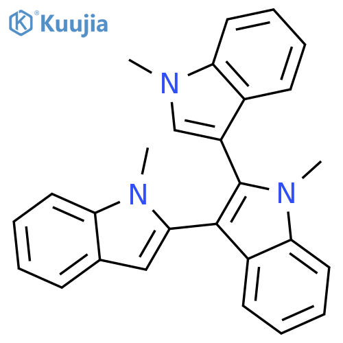 2,3':2',3''-TER-1H-INDOLE, 1,1',1''-TRIMETHYL- structure