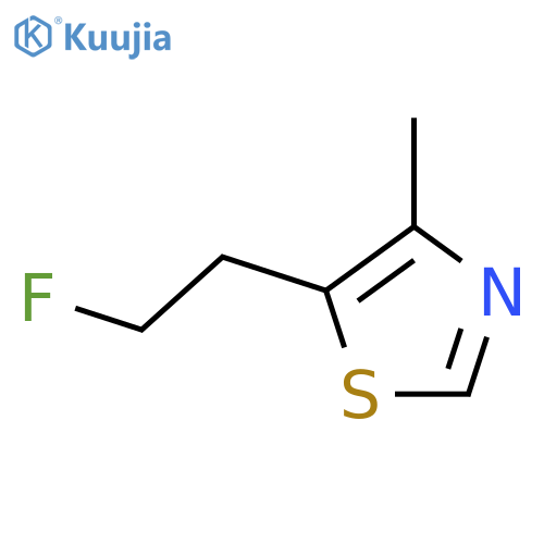 Thiazole,5-(2-fluoroethyl)-4-methyl- structure