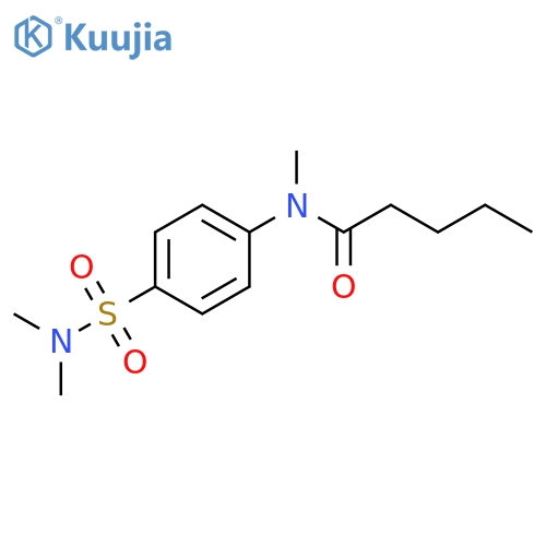 Pentanamide, N-[4-[(dimethylamino)sulfonyl]phenyl]-N-methyl- structure