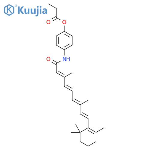 [4-[[(2z,4e,6e,8e)-3,7-dimethyl-9-(2,6,6-trimethylcyclohexen-1-yl)nona-2,4,6,8-tetraenoyl]amino]phenyl] Propanoate structure