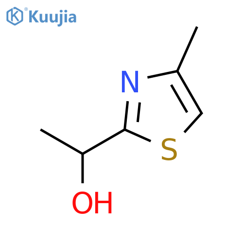 1-(4-methyl-1,3-thiazol-2-yl)ethan-1-ol structure