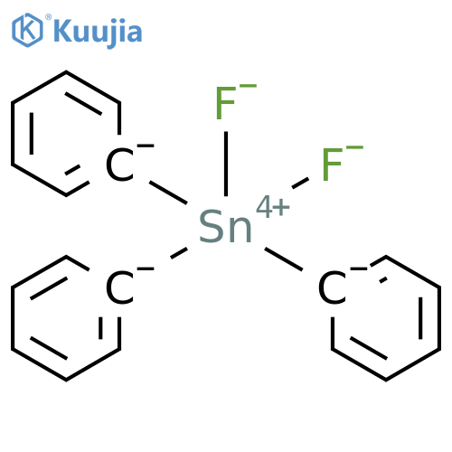 Stannate(1-), difluorotriphenyl-, (TB-5-11)- structure