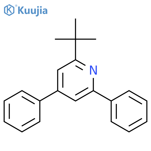 PYRIDINE, 2-(1,1-DIMETHYLETHYL)-4,6-DIPHENYL- structure