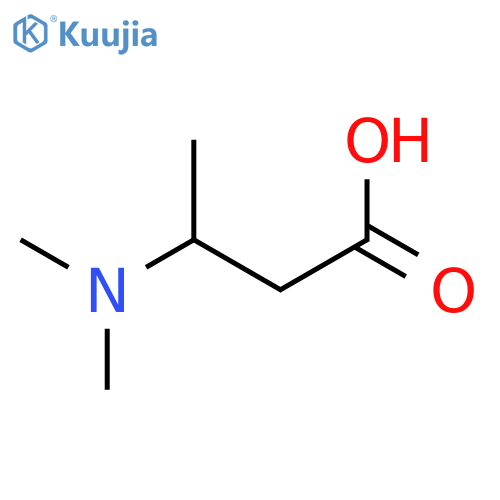 3-(dimethylamino)butanoic acid structure