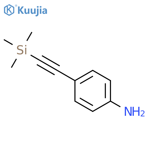 4-((Trimethylsilyl)ethynyl)aniline structure