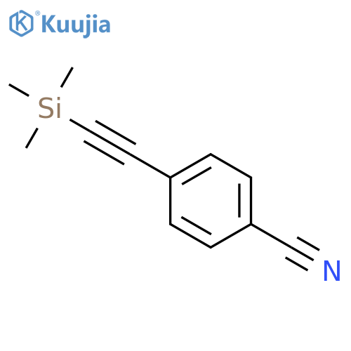 4-(Trimethylsilyl)ethynylbenzonitrile structure