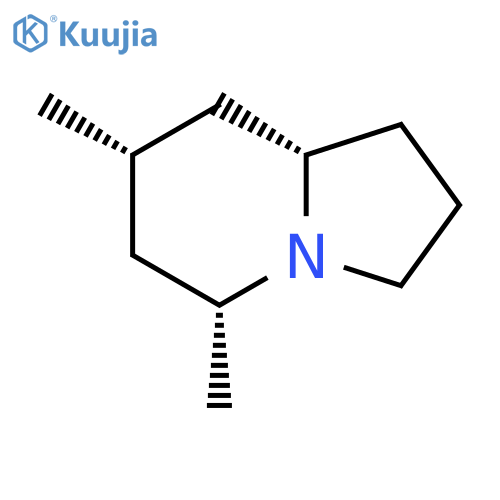 (5R,7S,8As)-5,7-Dimethyloctahydroindolizine structure
