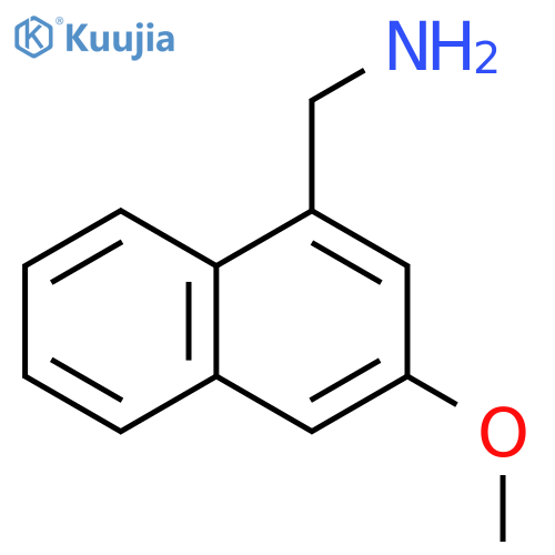 1-Naphthalenemethanamine,3-methoxy- structure