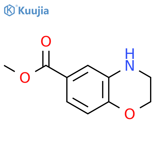 3,4-Dihydro-2h-benzo1,4oxazine-6-carboxylic acid methyl ester structure