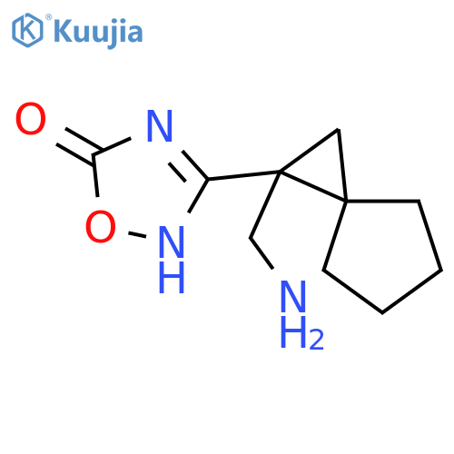 1,2,4-OXADIAZOL-5(2H)-ONE, 3-[1-(AMINOMETHYL)SPIRO[2.4]HEPT-1-YL]- structure