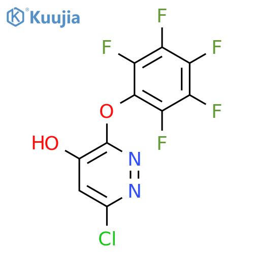 4-PYRIDAZINOL, 6-CHLORO-3-(PENTAFLUOROPHENOXY)- structure