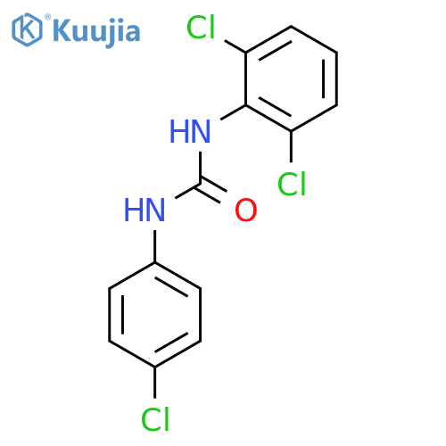 Urea, N-(4-chlorophenyl)-N'-(2,6-dichlorophenyl)- structure