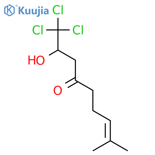 7-Nonen-4-one, 1,1,1-trichloro-2-hydroxy-8-methyl- structure