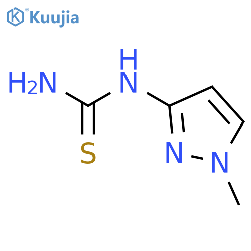(1-methyl-1H-pyrazol-3-yl)thiourea structure