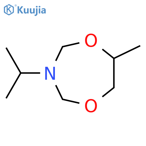2H-1,5,3-Dioxazepine,tetrahydro-6-methyl-3-(1-methylethyl)-(9CI) structure