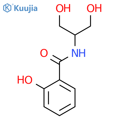BENZAMIDE, 2-HYDROXY-N-[2-HYDROXY-1-(HYDROXYMETHYL)ETHYL]- structure