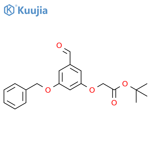 Acetic acid, [3-formyl-5-(phenylmethoxy)phenoxy]-, 1,1-dimethylethylester structure