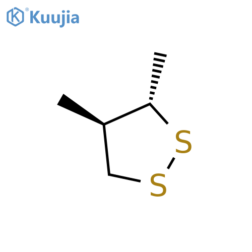 1,2-DITHIOLANE, 3,4-DIMETHYL-, TRANS- structure