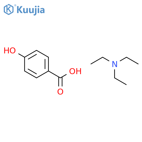 Benzoic acid, 4-hydroxy-, compd. with N,N-diethylethanamine (1:1) structure