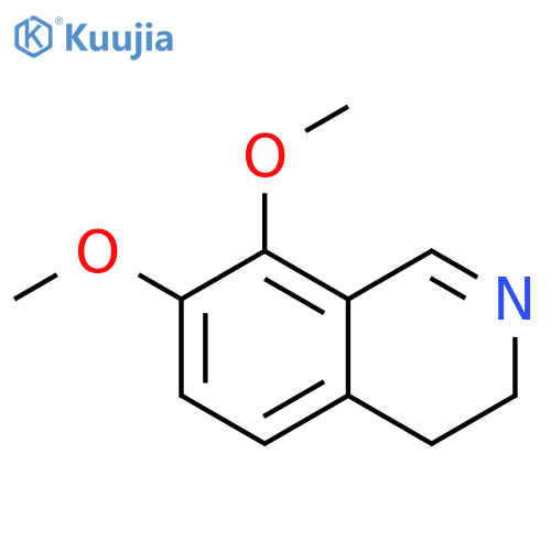3,4-Dihydro-7,8-dimethoxyisoquinoline structure