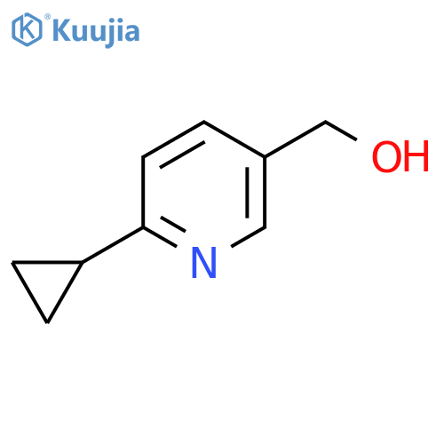 (6-Cyclopropylpyridin-3-yl)methanol structure