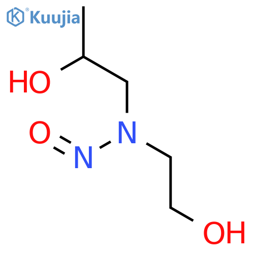 1-[(2-hydroxyethyl)(nitroso)amino]propan-2-ol structure