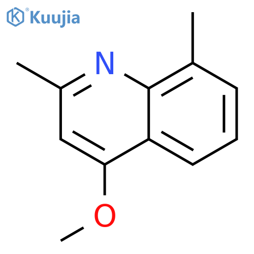 Quinoline, 4-methoxy-2,8-dimethyl- structure