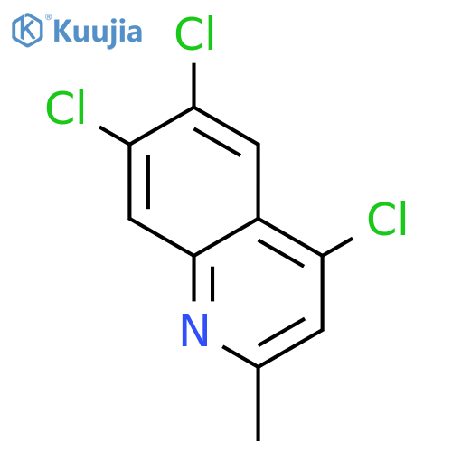 2-Methyl-4,6,7-trichloroquinoline structure
