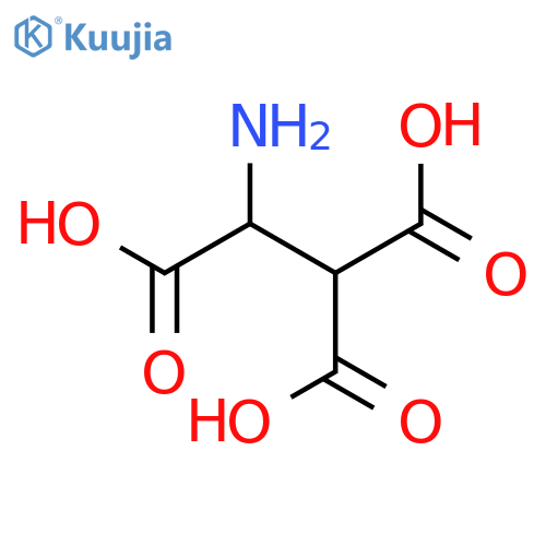 1,1,2-Ethanetricarboxylicacid, 2-amino- structure