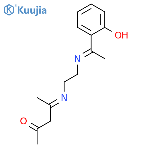 2-Pentanone, 4-[[2-[[1-(2-hydroxyphenyl)ethylidene]amino]ethyl]imino]- structure