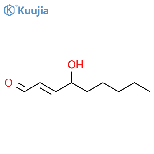 2-Nonenal, 4-hydroxy-,(2E)- structure
