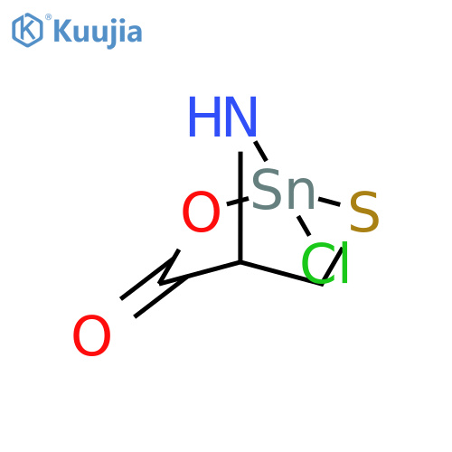 Stannate(1-),chloro[L-cysteinato(2-)-N,O,S]-, hydrogen, (T-4)- (9CI) structure